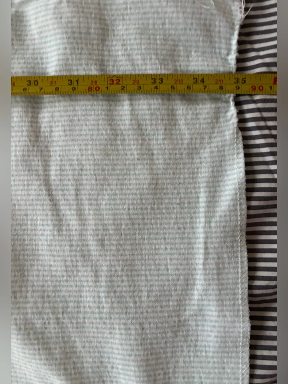 Carter's Mint Green and Gray Baby Blanket